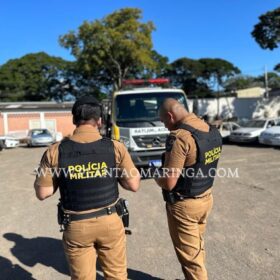 Fotos de Polícia Militar recupera caminhonete de luxo furtada no Aeroporto de Maringá