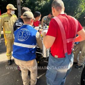 Fotos de Segurança sofre parada cardíaca e é reanimado após acidente em Maringá