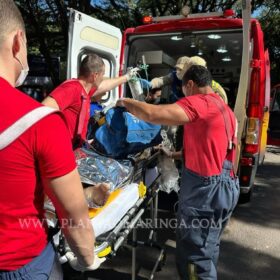 Fotos de Segurança sofre parada cardíaca e é reanimado após acidente em Maringá