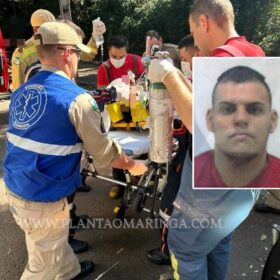 Fotos de Segurança sofre parada cardíaca e é reanimado após acidente em Maringá