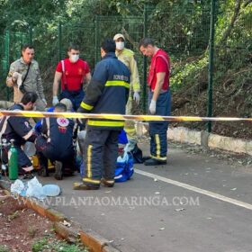 Fotos de Segurança sofre parada cardíaca e é reanimado após acidente em Maringá