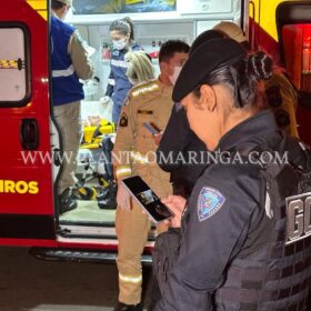 Fotos de Após briga por causa de mulher motorista invade calçada e atropela homem em Sarandi