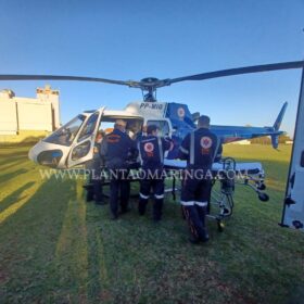Fotos de Bebê é intubada e socorrida de helicóptero após cair da cama em Marialva