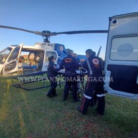 Fotos de Bebê é intubada e socorrida de helicóptero após cair da cama em Marialva