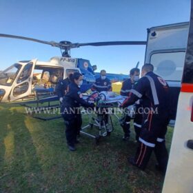 Fotos de Bebê é intubada e socorrida de helicóptero após cair da cama em Marialva