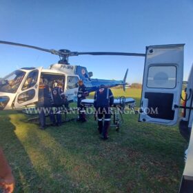 Fotos de Bebê é intubada e socorrida de helicóptero após cair da cama em Marialva