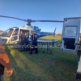 Fotos de Bebê é intubada e socorrida de helicóptero após cair da cama em Marialva