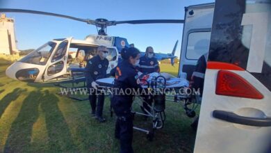 Fotos de Bebê é intubada e socorrida de helicóptero após cair da cama em Marialva