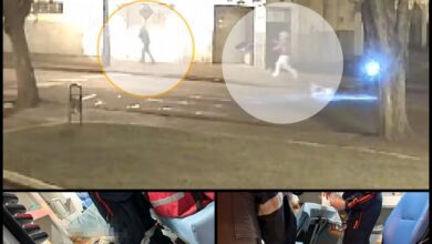 Fotos de Câmera de segurança registra idoso que matou mulher em 2021 sendo baleado em Sarandi 