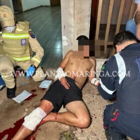 Fotos de Câmera registra homem sendo morto e outro baleado em Maringá 