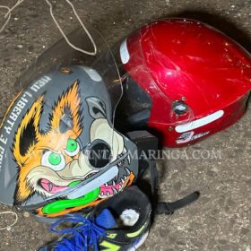 Fotos de Casal fica ferido após bater moto contra alambrado na Avenida Colombo em Maringá