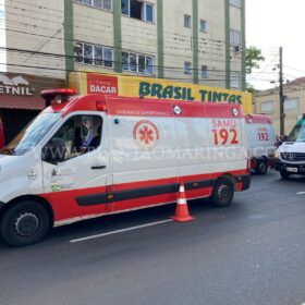 Fotos de Cinco crianças e três adultos ficaram feridos após colisão entre dois carros, em Maringá  