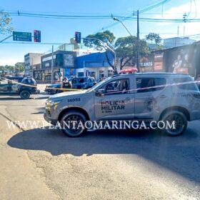 Fotos de Homem morre e outro é baleado durante troca de tiros com Rotam em Maringá