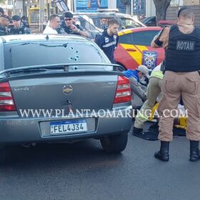 Fotos de Homem morre e outro é baleado durante troca de tiros com Rotam em Maringá