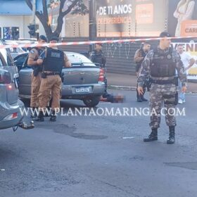 Fotos de Homem morre e outro é baleado durante troca de tiros com Rotam em Maringá