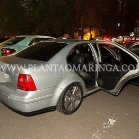 Fotos de Homem armado abandona carro e namorada ao tentar fugir de Blitz em Maringá