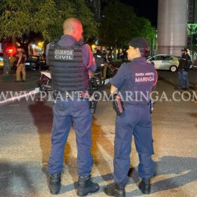 Fotos de Homem armado abandona carro e namorada ao tentar fugir de Blitz em Maringá