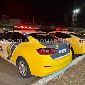 Fotos de Homem armado abandona carro e namorada ao tentar fugir de Blitz em Maringá