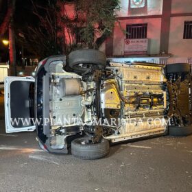 Fotos de Homem com sinais de embriaguez é preso após provocar dois acidentes, em Maringá