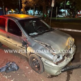 Fotos de Homem com sinais de embriaguez é preso após provocar dois acidentes, em Maringá