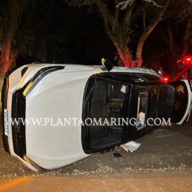 Fotos de Homem com sinais de embriaguez é preso após provocar dois acidentes, em Maringá