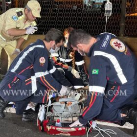 Fotos de Homem é intubado após ser atropelado por carro em Sarandi 