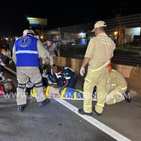 Fotos de Homem é intubado após ser atropelado por carro em Sarandi 