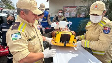 Fotos de Homem é intubado após ser esfaqueado em Maringá 