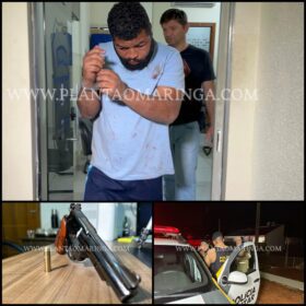 Fotos de Homem é preso após atirar contra ex-mulher e um sargento da Polícia Militar, em Sarandi 
