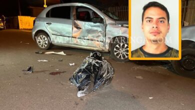 Fotos de Homem morre após bater de moto durante fuga da Polícia Militar em Maringá