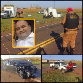 Fotos de Homem morre após grave acidente envolvendo três veículos na rodovia PR-323
