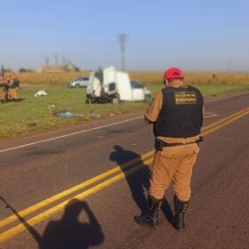 Fotos de Homem morre após grave acidente envolvendo três veículos na rodovia PR-323