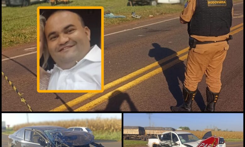 Fotos de Homem morre após grave acidente envolvendo três veículos na rodovia PR-323
