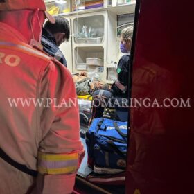 Fotos de Homem sofre ferimentos graves após ser atropelado por veículo da prefeitura de Sarandi  