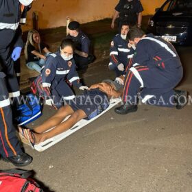 Fotos de Mãe e filho são agredidos a pauladas por traficantes em Maringá