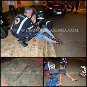 Fotos de Mãe e filho são agredidos a pauladas por traficantes em Maringá