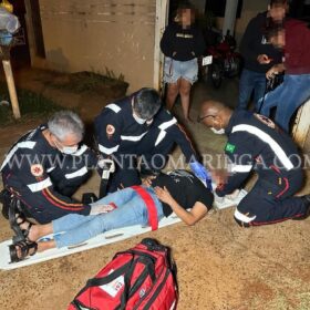 Fotos de Mãe e filho são agredidos a pauladas por traficantes em Maringá