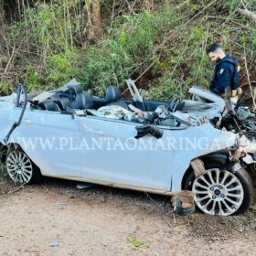 Fotos de Moradora de Maringá morre após carro capotar e cair em ribanceira em Marialva 