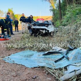 Fotos de Moradora de Maringá morre após carro capotar e cair em ribanceira em Marialva 