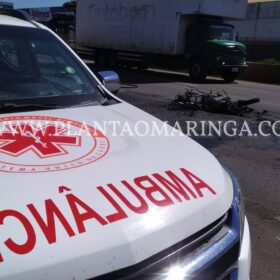 Fotos de Moto explode após bater em carro em Sarandi