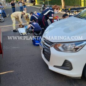 Fotos de Motociclista avança preferencial e sofre ferimentos graves em Maringá 
