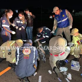 Fotos de Motociclista morre após grave acidente no Contorno Sul de Maringá 