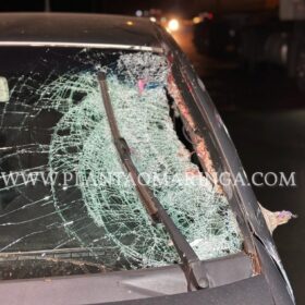Fotos de Motociclista é intubado após bater de frente com carro no Contorno Sul em Maringá 
