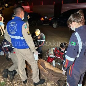 Fotos de Motociclista morre após perder controle e bater meio fio em Maringá 