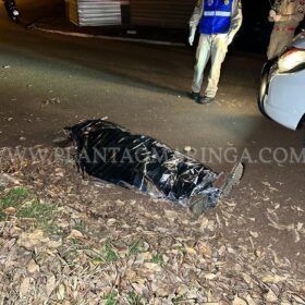 Fotos de Motociclista morre após perder controle e bater meio fio em Maringá 