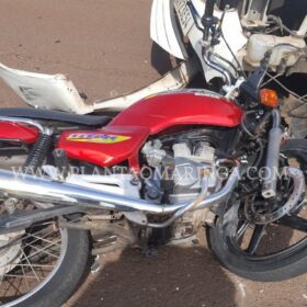 Fotos de Motociclista portando cocaína e munições sofre ferimentos graves após bater em carro de policial em Maringá 