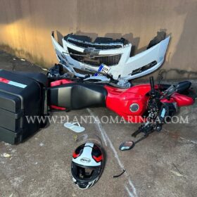 Fotos de Motorista avança preferencial provoca acidente e foge sem prestar socorro em Maringá 