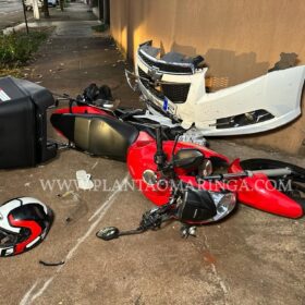 Fotos de Motorista avança preferencial provoca acidente e foge sem prestar socorro em Maringá 