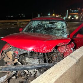Fotos de Motorista dirige pela contramão e provoca acidente em Maringá 