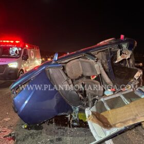 Fotos de Motorista dirige pela contramão e provoca acidente em Maringá 